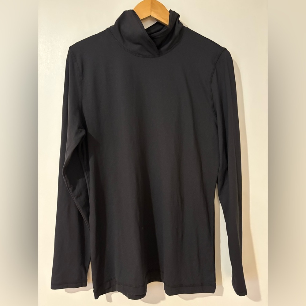 Athleta Black Turtleneck Top